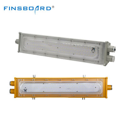 IP65 Waterproof Ra80 CRI LED Explosion Proof Linear Light with Die-cast Fin Cooling for Hazardous Locations