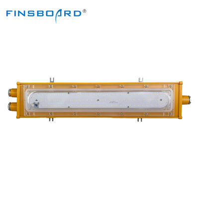 IP65 Waterproof Ra80 CRI LED Explosion Proof Linear Light with Die-cast Fin Cooling for Hazardous Locations