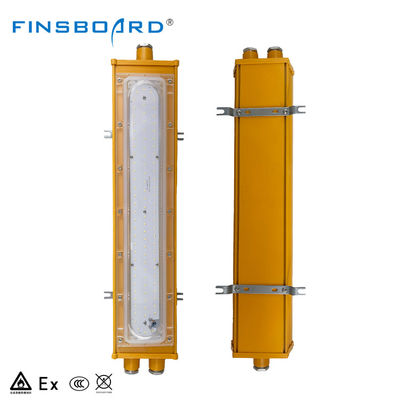 IP65 Waterproof Ra80 CRI LED Explosion Proof Linear Light with Die-cast Fin Cooling for Hazardous Locations
