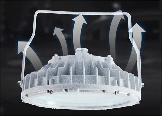 150W Aluminum LED Explosion Proof Lighting High Bay Fixture with IP65 Rating for Hazardous Locations