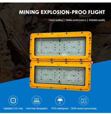 Modular LED Explosion Proof Flood Light with IP65 Waterproof and 100W-400W Customizable Power for Hazardous Areas