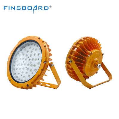 Explosion Proof Lighting Fixtures with 100-120lm/w Efficiency, Exde ⅡC T6 Gb/Ex tD A21 IP65 T80℃ Rated and Aluminum+Tempered Glass Construction