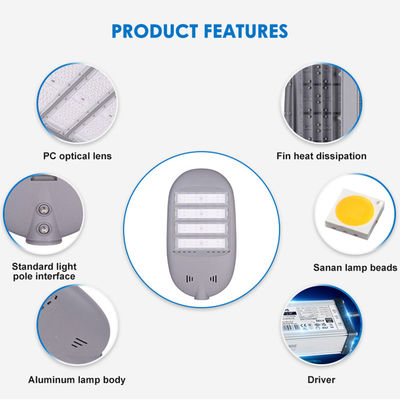 Modern Urban Outdoor LED Street Light with 100W 150W 200W High Efficiency Waterproof Design