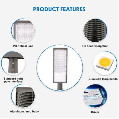 IP66 Waterproof Die-Casting Aluminum LED Street Light with SMD2835 LED for Outdoor Use