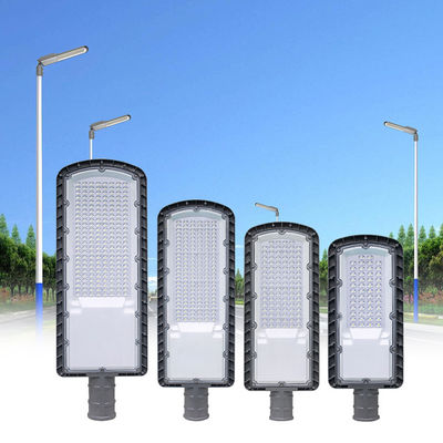 AC85-265V 3000K-6500K High Brightness LED Street Light with 120lm/W Efficiency and Die-casting Aluminum Housing