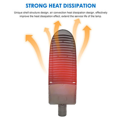 IP66 Waterproof LED Street Light with 3000-6500K Color Temperature and High Lumens Output for Outdoor Highway Lighting