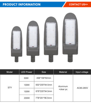 SMD 3030 IP66 3000K To 6500K High Lumens Led Street Light For Parking Lot, Highway