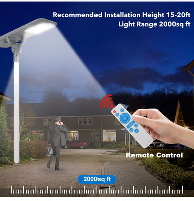 SMD5054 3000-8000K Ip65 Waterproof Solar Led Street Light 6V Polycrystalline