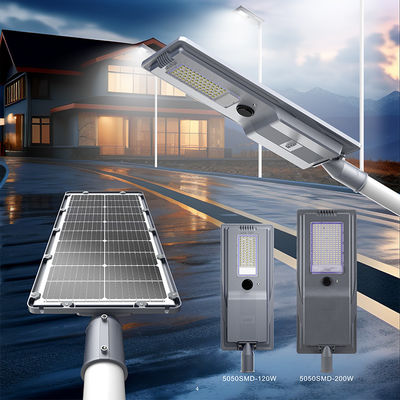 Good Quality Ip65 Waterproof Outdoor Road Light Smd Die-casting Aluminum 400w 600w All in One Led Solar Street Light