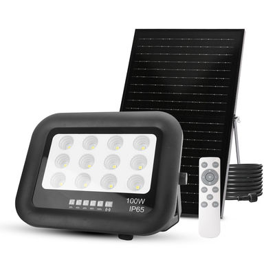 Outdoor IP65 Waterproof LED Solar Flood Light with 750LM Luminous Flux and Lithium Battery
