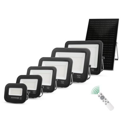 High Lumen Outdoor Solar Yard Light Ip65 Control Aluminum  Solar Led Flood Light