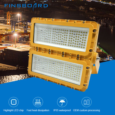 Aluminum Alloy Tempered Glass LED Explosion Proof Lighting 150W 300W 600W for Hazardous Locations
