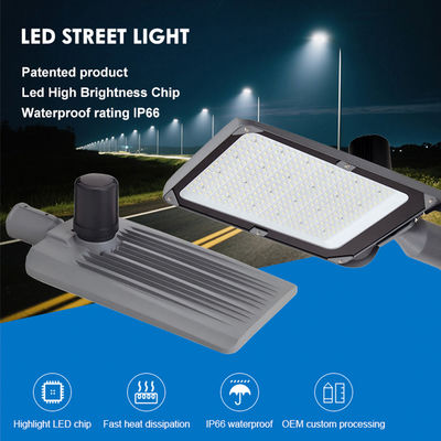 IP66 Waterproof Aluminum Housing LED Street Light with 130-140lm/w Efficiency for Highway Lighting
