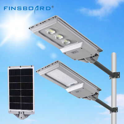 Outdoor Lighting Ip65 Waterproof ABS Solar Light 100w 200w Integrated All in One Solar Led Street Light