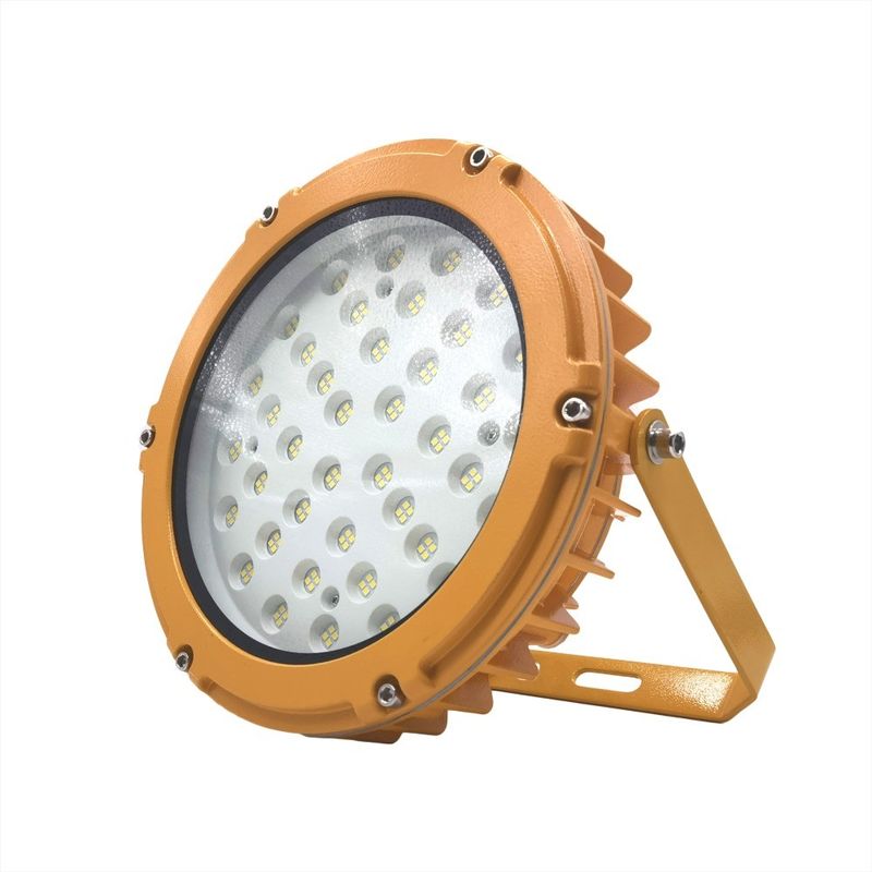 100W LED Explosion Proof High Bay Light with IP66 Rating and Tempered Glass Lens for Hazardous Areas
