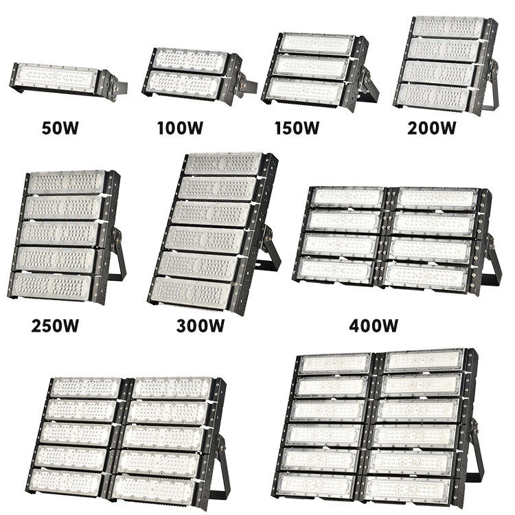IP66 Waterproof 50W to 600W Dimmable LED Flood Light Outdoor Modular Flood Light