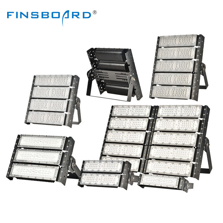 50W-600W IP65 Aluminum Alloy Outdoor LED Modular Flood Light for Harsh Conditions