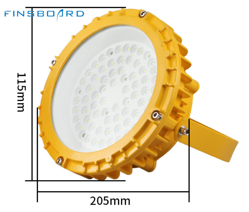 IP66 Waterproof Convex Glass Shade Explosion-Proof LED Light with 50000H Working Life for Hazardous Locations