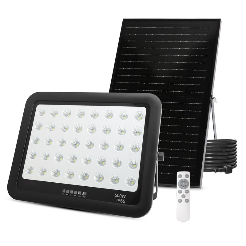 3.2V/ 24AH IFR Battery LED Solar Sensor Light  500w ABS Solar Led Flood Light