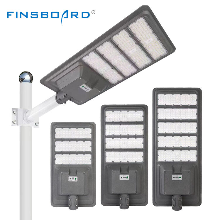 Outdoor Lighting Ip65 Waterproof Aluminium Motion Sensor Solar Lamp 300w 400w 500w Integrated All in One Solar Street Light