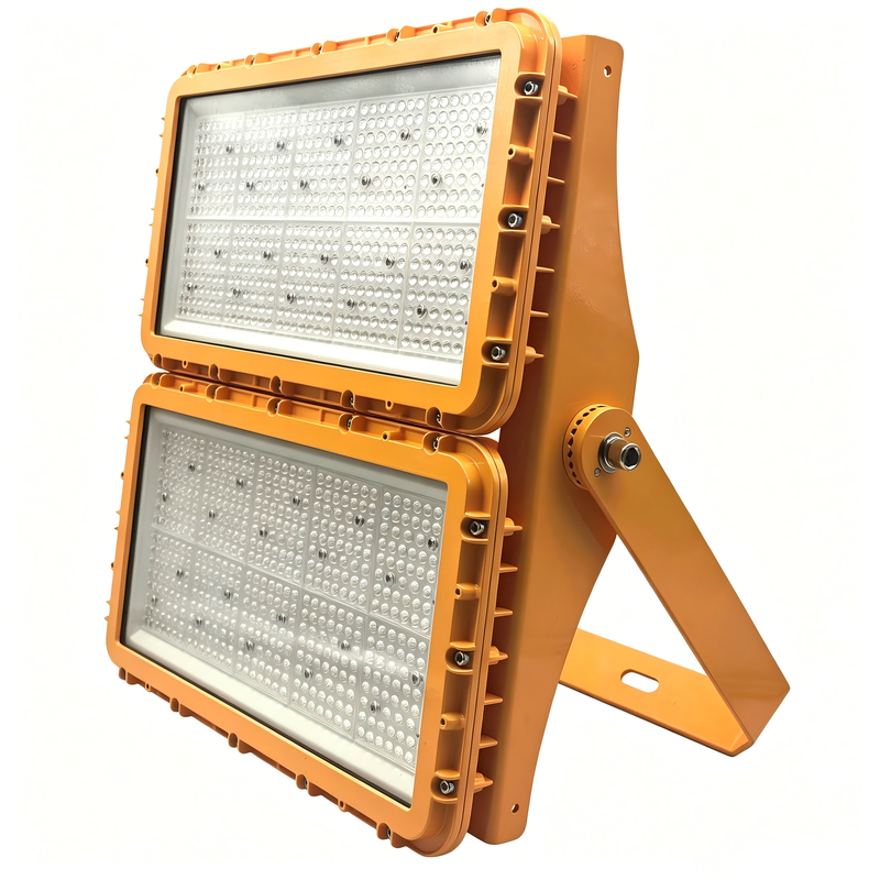 300W LED Explosion Proof Flood Light IK10 Tunnel Mining Underground Heavy-Duty Impact IP66 Die-Cast Aluminum ADC12