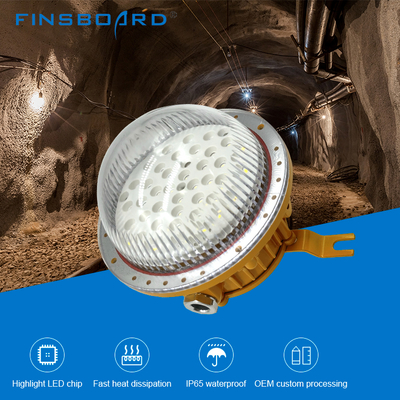High Bay Light Ip65 Aluminum Tempered Glass Factory  Led Explosion Proof Light
